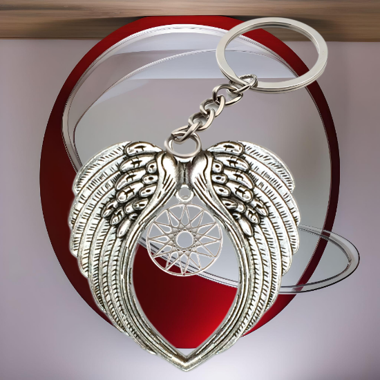 Imagen de Estrella de 12 Picos o Estrella de Dios Poderoso Simbolo de Protección Dije Curado e Intensionado de Acero Inoxidable x1est