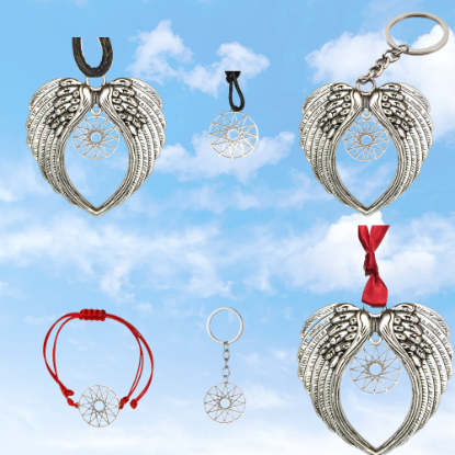 Imagen de Estrella de 12 Picos o Estrella de Dios Poderoso Simbolo de Protección Dije Curado e Intensionado de Acero Inoxidable x1est