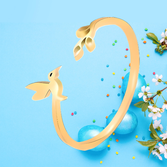 Imagen de  1 Anillo de Hermosisimo Colibrí  Acero Inoxidable Ajustable Alta Durabilidad+ 5 Modelos y Colores a Escoger X1ani