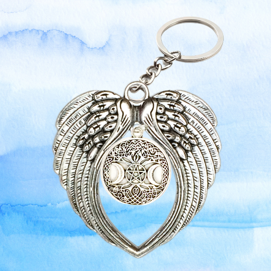 Imagen de  3 Poderosos Simbolos Protectores en Un Dije Curado ( Arbol de la Vida + Pentagrama + Triple Luna) Hecate / Hekate Varios Modelos para Escoger -X1