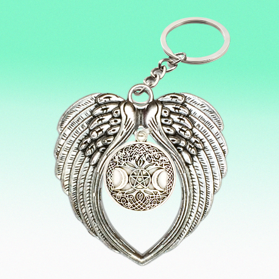 Imagen de  3 Poderosos Simbolos Protectores en Un Dije Curado ( Arbol de la Vida + Pentagrama + Triple Luna) Hecate / Hekate Varios Modelos para Escoger -X1