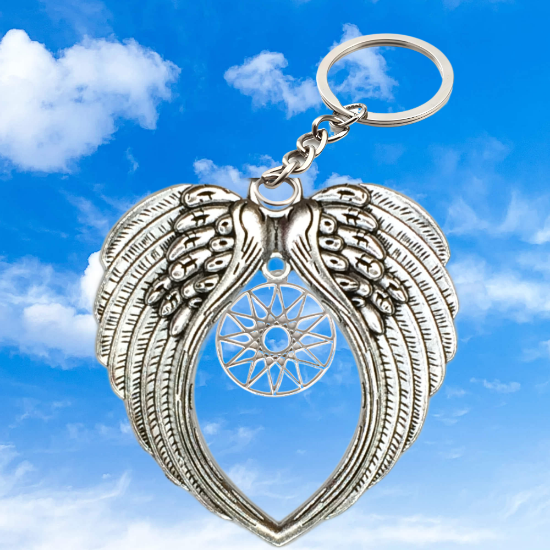 Imagen de 1 Dije Curado o Intensionado Estrella de 12 Puntas o Estrella de Dios 30x30mm el mas Completo y Poderoso Simbolo Protector de Acero Inoxidable en Pulsera, LLavero  o Collar-X1