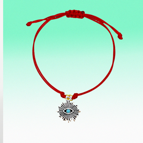 Imagen de 1 Dije Ojo de Dios + Santisima Trinidad 20x20mm Curado o Intensionado Acero Inoxidable Alta Durabilidad en Pulsera o Llavero o Collar+4 Modelos para Escoger -x1