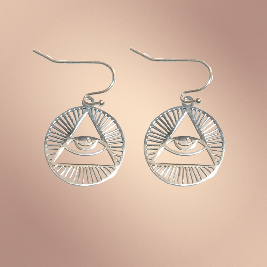 Imagen de 1 Dije Ojo de Dios + Santisima Trinidad 20x20mm Curado o Intensionado Acero Inoxidable Alta Durabilidad en Pulsera o Llavero o Collar+4 Modelos para Escoger -x1