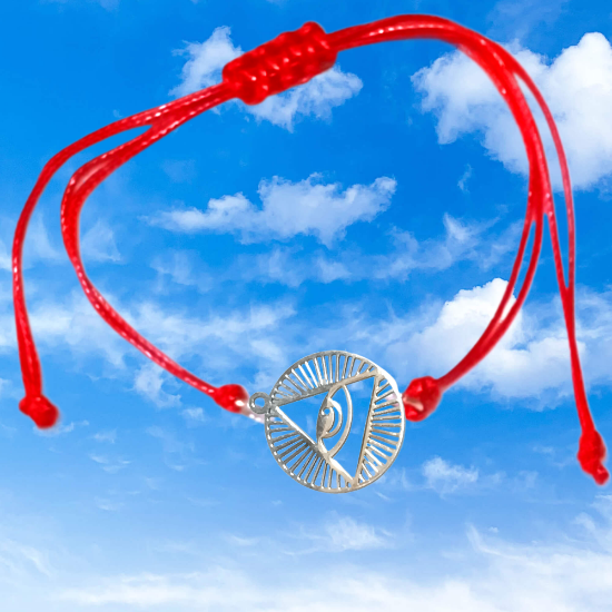 Imagen de 1 Dije Ojo de Dios + Santisima Trinidad 20x20mm Curado o Intensionado Acero Inoxidable Alta Durabilidad en Pulsera o Llavero o Collar+4 Modelos para Escoger -x1