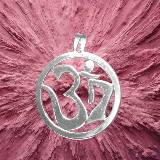 Imagen de Flor de Loto + Om Mediano o Grande o 3D (Meditacion Yoga ) Dije, Collar o LLavero+ 20 Modelos Para Escoger -x1om