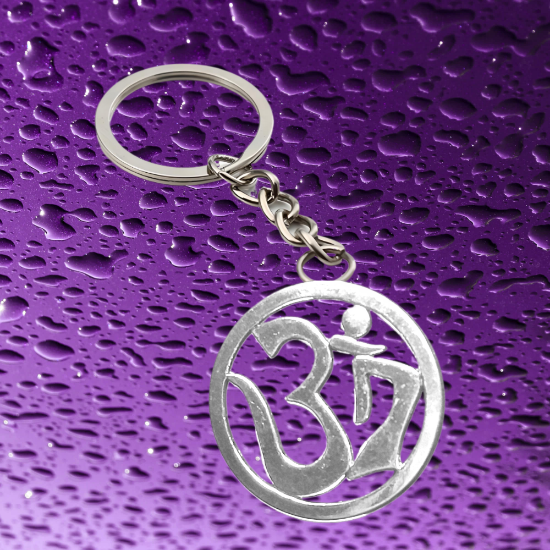 Imagen de Flor de Loto + Om Mediano o Grande o 3D (Meditacion Yoga ) Dije, Collar o LLavero+ 20 Modelos Para Escoger -x1om