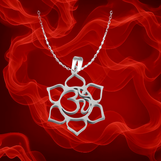 Imagen de Flor de Loto + Om Mediano o Grande o 3D (Meditacion Yoga ) Dije, Collar o LLavero+ 20 Modelos Para Escoger -x1om