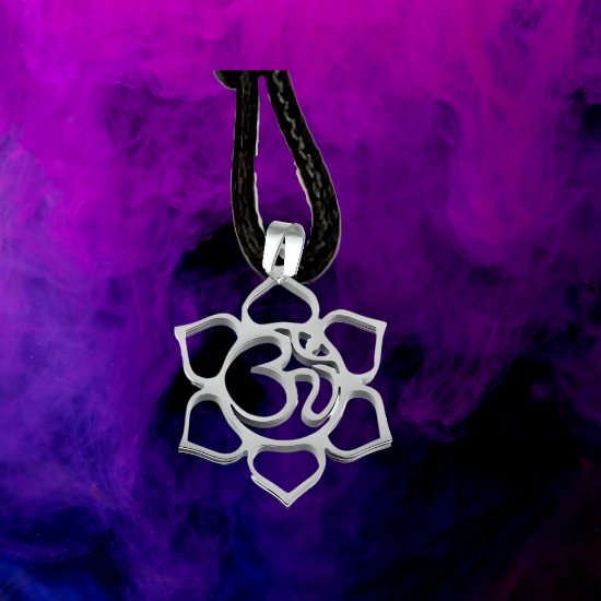 Imagen de Flor de Loto + Om Mediano o Grande o 3D (Meditacion Yoga ) Dije, Collar o LLavero+ 20 Modelos Para Escoger -x1om