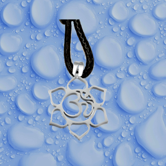 Imagen de Flor de Loto + Om Mediano o Grande o 3D (Meditacion Yoga ) Dije, Collar o LLavero+ 20 Modelos Para Escoger -x1om