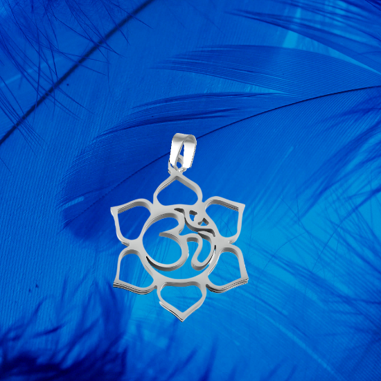 Imagen de Flor de Loto + Om Mediano o Grande o 3D (Meditacion Yoga ) Dije, Collar o LLavero+ 20 Modelos Para Escoger -x1om