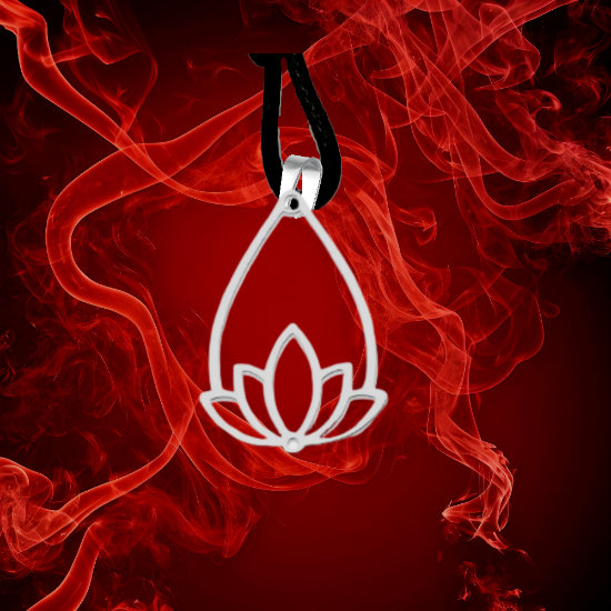 Imagen de Flor de Loto Mediana o Grande Acero Inoxidable (Meditacion Yoga ) Dije, Collar o LLavero x1loto