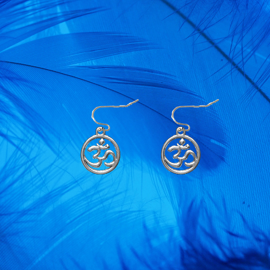 Imagen de Om o Flor de Loto ( Meditacion Yoga ) en Aretes o Arracaditas x1loto