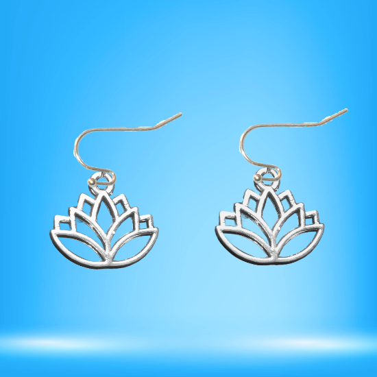 Imagen de Om o Flor de Loto ( Meditacion Yoga ) en Aretes o Arracaditas x1loto