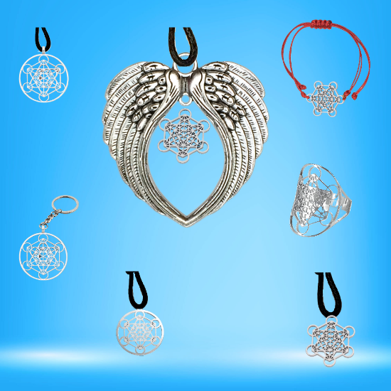 Imagen de CUBO Metatro o  ARCANGEL METATRON Curado En Anillo o Espanta Espiritus o Llavero o Pulsera o Collar Alta  Durabilidad + 6 Modelos A Escoger Símbolo de Protección -X1-Lopi