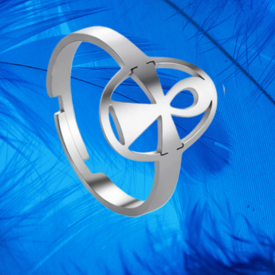 Imagen de 1 Anillo  Egipcio 9 Modelos para Escoger ( Escarabajo, Ank, Ojo de Horus, Anubis, Esfinge, Osiris, Bastet, IBIS, Rha) a Escoger  con  Poderosa Simbolo  deProteccion Activada Ajustable Alta Durabilidad de Uso Rudo X12Egip