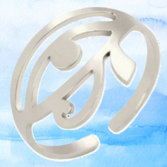 Imagen de 1 Anillo  Egipcio 9 Modelos para Escoger ( Escarabajo, Ank, Ojo de Horus, Anubis, Esfinge, Osiris, Bastet, IBIS, Rha) a Escoger  con  Poderosa Simbolo  deProteccion Activada Ajustable Alta Durabilidad de Uso Rudo X12Egip