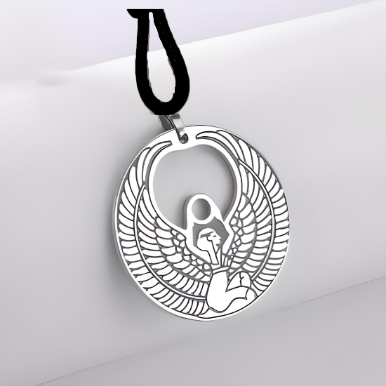 Imagen de 1 Dije Egipcio Diosa Isis Con Alas Poderoso Talismán Protector A Escoger entre + de 4 Modelos  x12egip Amuletos protectores