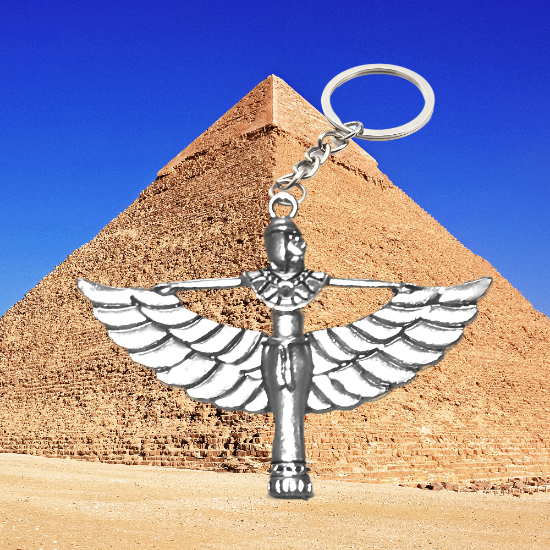 Imagen de 1 Dije Egipcio Diosa Isis Con Alas Poderoso Talismán Protector A Escoger entre + de 4 Modelos  x12egip Amuletos protectores