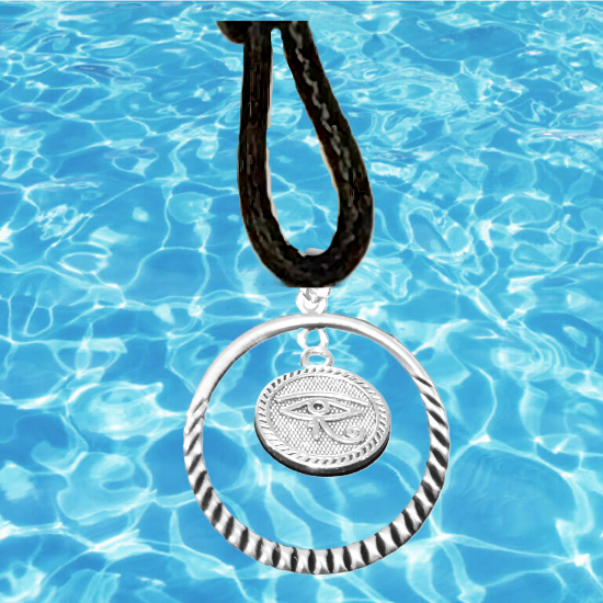 Imagen de  Dije Ojo Horus Poderoso Talisman Activado e n Collar o Llaver  + 4 Modelos para Escoger  x12egip