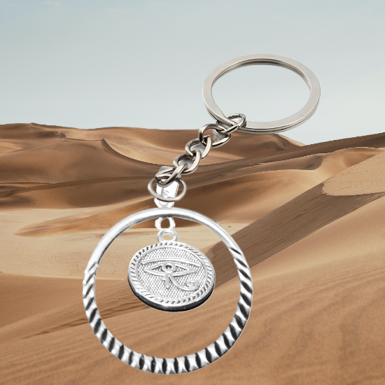 Imagen de  Dije Ojo Horus Poderoso Talisman Activado e n Collar o Llaver  + 4 Modelos para Escoger  x12egip