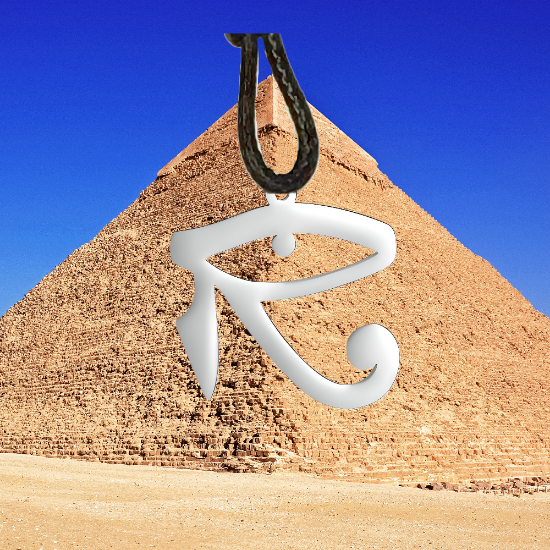 Imagen de  Dije Ojo Horus Poderoso Talisman Activado e n Collar o Llaver  + 4 Modelos para Escoger  x12egip