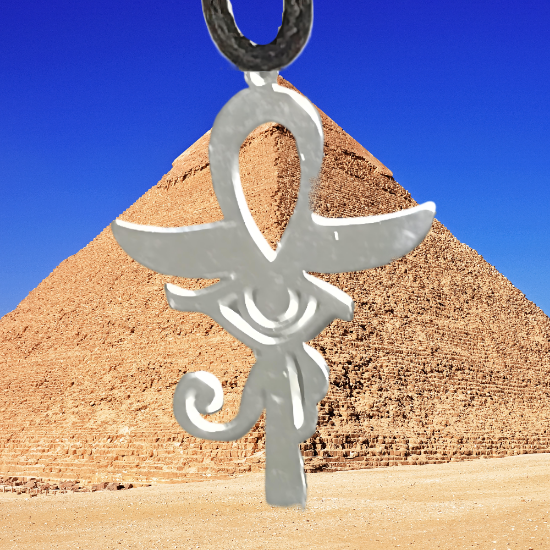 Imagen de Dije  Ank o Llave de la Vida con o sin  Ojo Horus  con o sin  5  Simbolos Poderoso Talisman Activado e n Collar o Llavero  + 6 Modelos para Escoger  x12egip