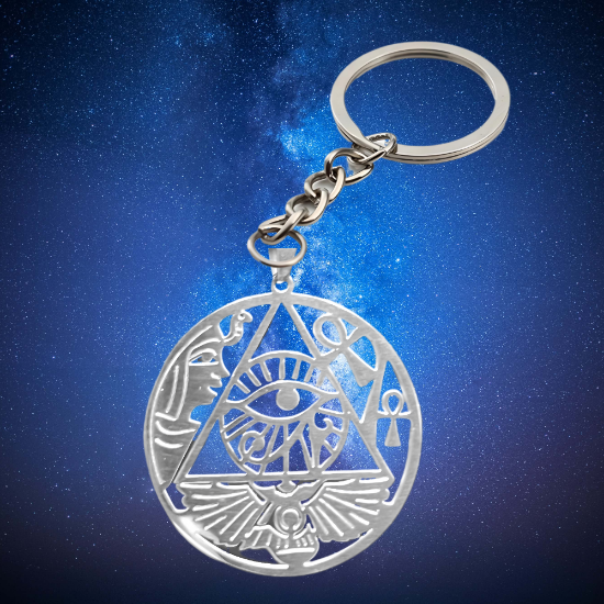 Imagen de Dije  Ank o Llave de la Vida con o sin  Ojo Horus  con o sin  5  Simbolos Poderoso Talisman Activado e n Collar o Llavero  + 6 Modelos para Escoger  x12egip