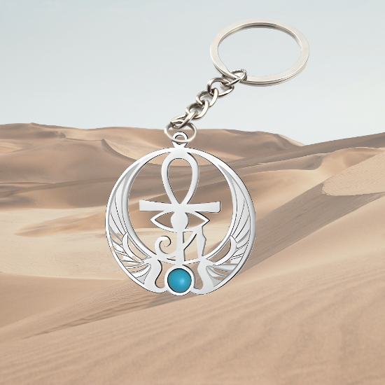 Imagen de Dije  Ank o Llave de la Vida con o sin  Ojo Horus  con o sin  5  Simbolos Poderoso Talisman Activado e n Collar o Llavero  + 6 Modelos para Escoger  x12egip