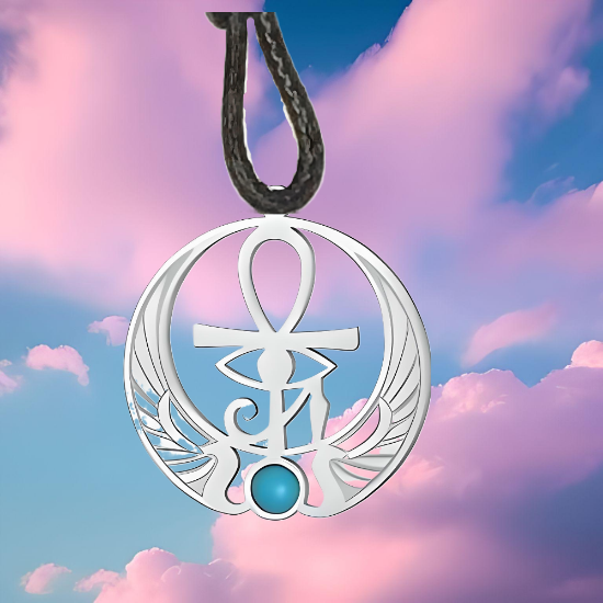 Imagen de Dije  Ank o Llave de la Vida con o sin  Ojo Horus  con o sin  5  Simbolos Poderoso Talisman Activado e n Collar o Llavero  + 6 Modelos para Escoger  x12egip