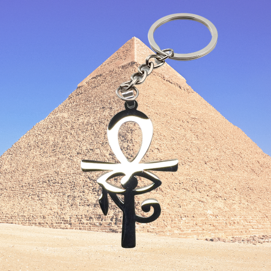 Imagen de Dije  Ank o Llave de la Vida con o sin  Ojo Horus  con o sin  5  Simbolos Poderoso Talisman Activado e n Collar o Llavero  + 6 Modelos para Escoger  x12egip