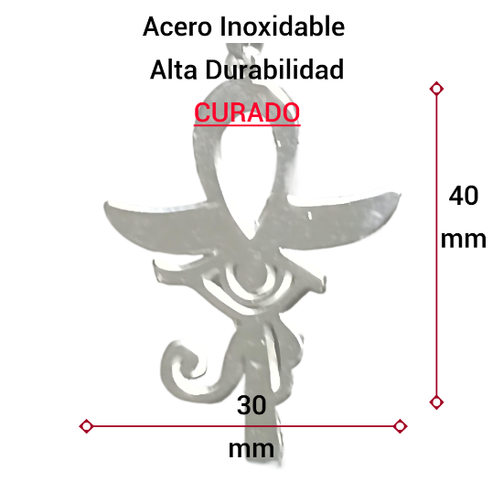 Imagen de Dije  Ank o Llave de la Vida con o sin  Ojo Horus  con o sin  5  Simbolos Poderoso Talisman Activado e n Collar o Llavero  + 6 Modelos para Escoger  x12egip