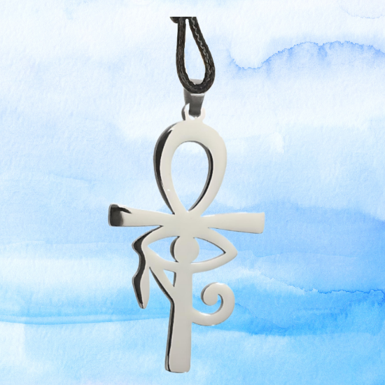 Imagen de Dije  Ank o Llave de la Vida con o sin  Ojo Horus  con o sin  5  Simbolos Poderoso Talisman Activado e n Collar o Llavero  + 6 Modelos para Escoger  x12egip