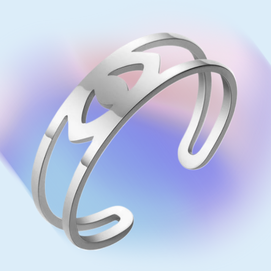 Imagen de 1 Anillo Acero Inoxidable Ojo Horus   o Anillo de Ojo turco Acero Inoxidable AJUSTABLE CURADO Talisman Protector X Excelencia Alta Durabilidad de Uso Rudo +2 Modelos para Escoger x12egip