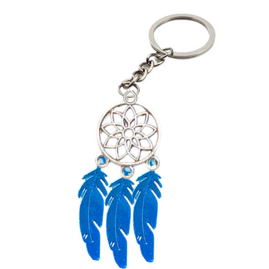 Imagen de 1 Par de Atrapasueños Color Plata Alta Durabilidad en Llavero Color Plata para Escoger CUPF&=X1-Lopi