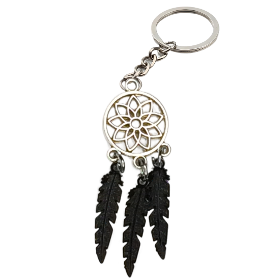 Imagen de 1 Par de Atrapasueños Color Plata Alta Durabilidad en Llavero Color Plata para Escoger CUPF&=X1-Lopi