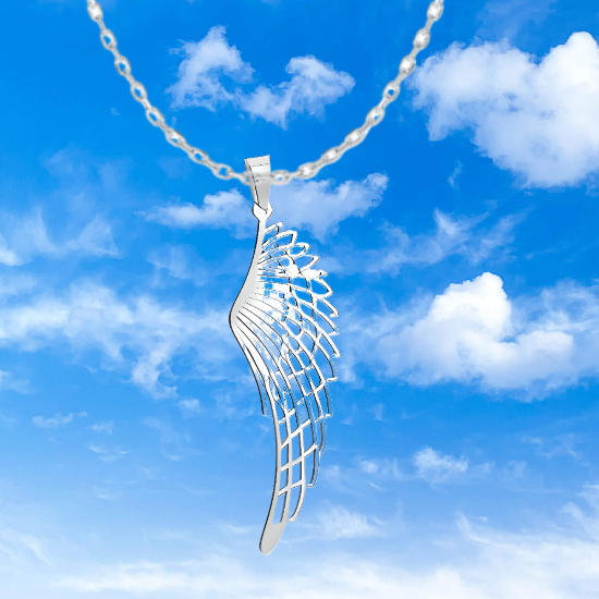 Imagen de Hermosas Alas de Angel Acero Inoxidable en Aretes o Dije-Collar+ de 9 modelos para Escoger x1-alas