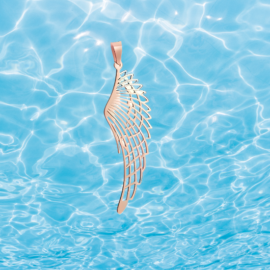 Imagen de Hermosas Alas de Angel Acero Inoxidable en Aretes o Dije-Collar+ de 9 modelos para Escoger x1-alas