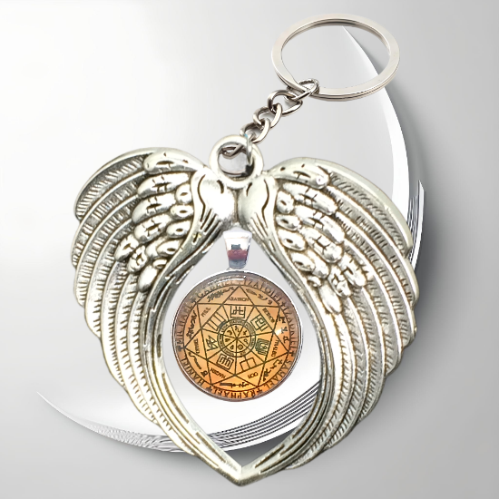 Imagen de 1 Poderoso Dije Activado 7 Arcangeles (PROTECCION DE LOS 7 ARCANGELES) Dije Solo o en Alas de Angel en Collar o Llavero+ 4 Modelos a Escoger X17Arc 