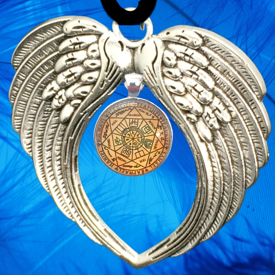 Imagen de 1 Poderoso Dije Activado 7 Arcangeles (PROTECCION DE LOS 7 ARCANGELES) Dije Solo o en Alas de Angel en Collar o Llavero+ 4 Modelos a Escoger X17Arc 