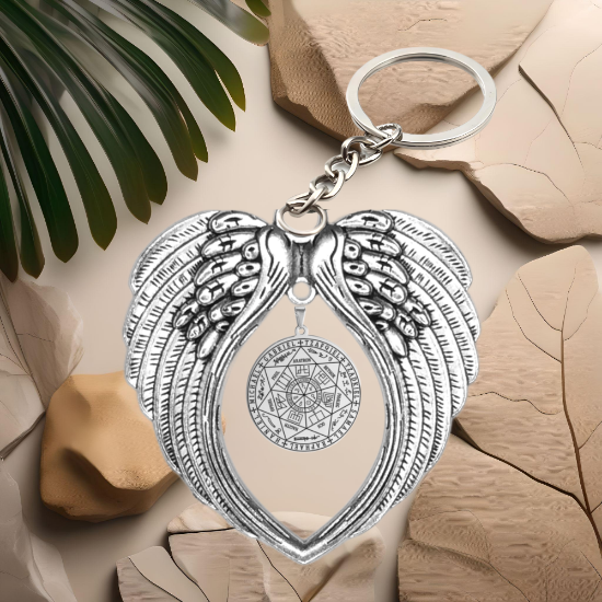 Imagen de 1 Poderoso Dije Activado 7 Arcangeles (PROTECCION DE LOS 7 ARCANGELES) Dije Solo o en Alas de Angel en Collar o Llavero+ 4 Modelos a Escoger X17Arc 