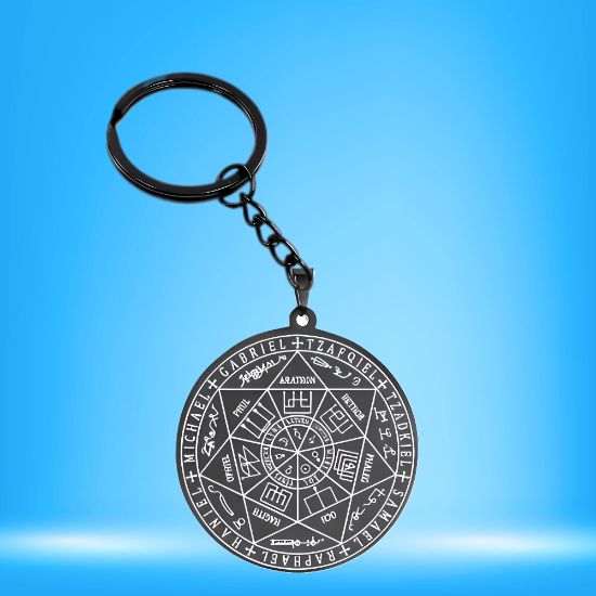 Imagen de 1 Poderoso Dije Activado 7 Arcangeles (PROTECCION DE LOS 7 ARCANGELES) Dije Solo o en Alas de Angel en Collar o Llavero+ 4 Modelos a Escoger X17Arc 