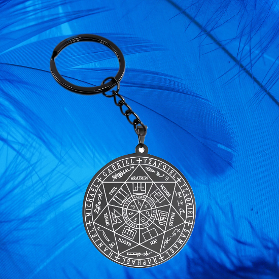 Imagen de 1 Poderoso Dije Activado 7 Arcangeles (PROTECCION DE LOS 7 ARCANGELES) Dije Solo o en Alas de Angel en Collar o Llavero+ 4 Modelos a Escoger X17Arc 