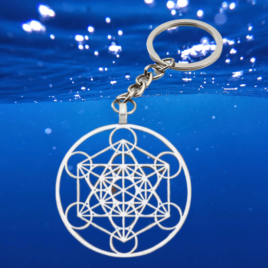 Imagen de CUBO Metatro o  ARCANGEL METATRON Curado En Anillo o Espanta Espiritus o Llavero o Pulsera o Collar Alta  Durabilidad + 6 Modelos A Escoger Símbolo de Protección -X1-Lopi