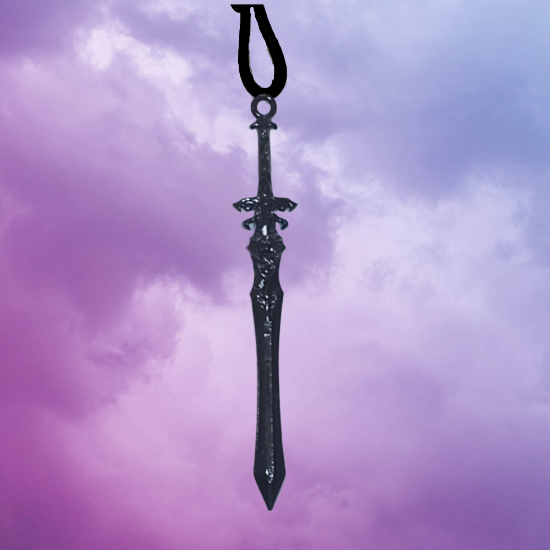 Imagen de Dije de Espada Larga Tipo Vikingo o Medieval o Samurai o Arabe en Collar + de 20 Modelos para Escoger x1-3