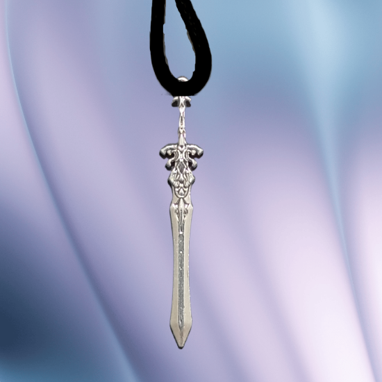 Imagen de Dije de Espada Larga Tipo Vikingo o Medieval o Samurai o Arabe en Collar + de 20 Modelos para Escoger x1-3