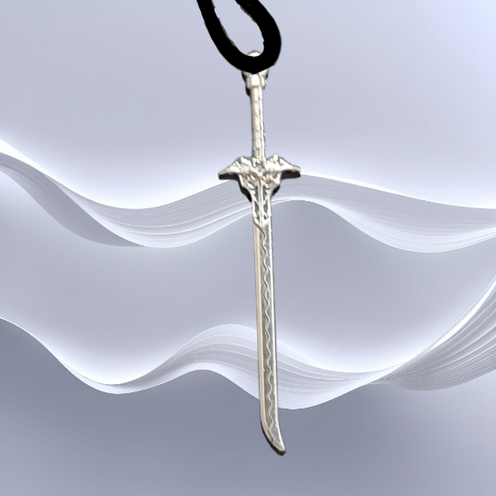 Imagen de Dije de Espada Larga Tipo Vikingo o Medieval o Samurai o Arabe en Collar + de 20 Modelos para Escoger x1-3