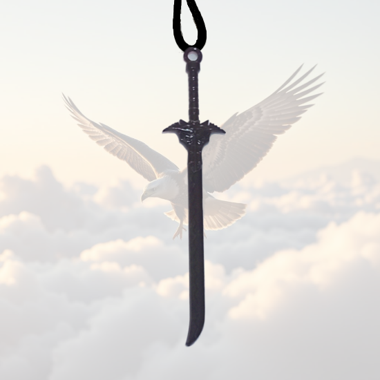 Imagen de Dije de Espada Larga Tipo Vikingo o Medieval o Samurai o Arabe en Collar + de 20 Modelos para Escoger x1-3