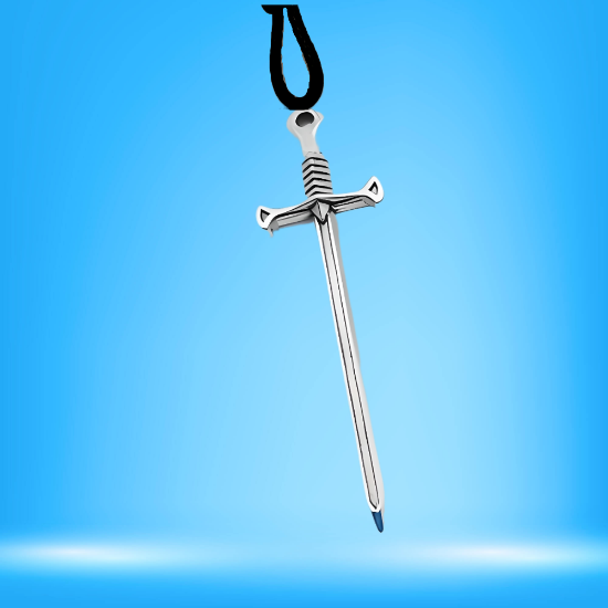 Imagen de Dije de Espada Larga Tipo Vikingo o Medieval o Samurai o Arabe en Collar + de 20 Modelos para Escoger x1-3