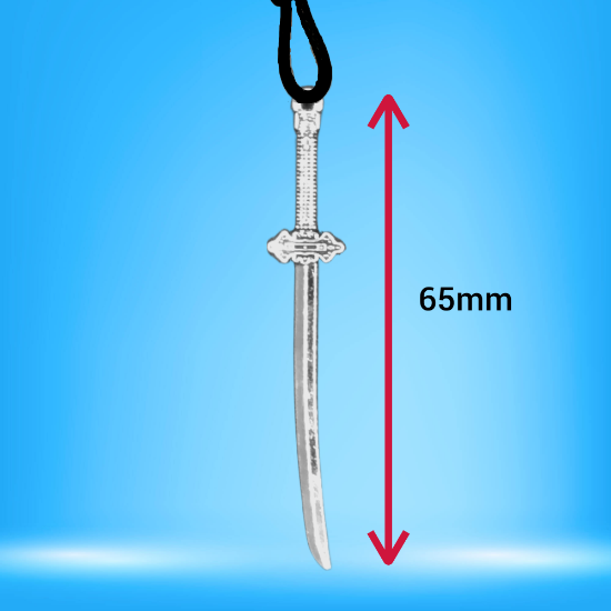 Imagen de Dije de Espada Larga Tipo Vikingo o Medieval o Samurai o Arabe en Collar + de 20 Modelos para Escoger x1-3